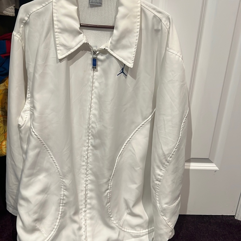Mens Jordan White Light Jacket